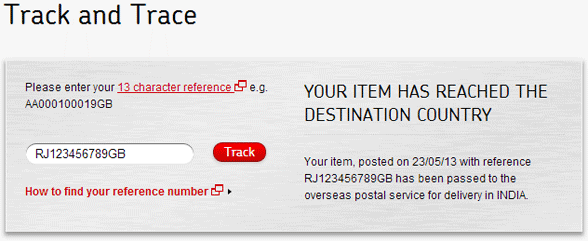 How To Track Royal Mail In India